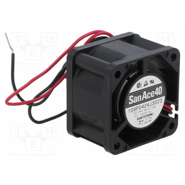 SANYO DENKI Fan: DC; 40x40x28mm; axial