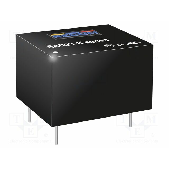RECOM Converter: AC/DC; 3W; Uin: 85÷264VAC