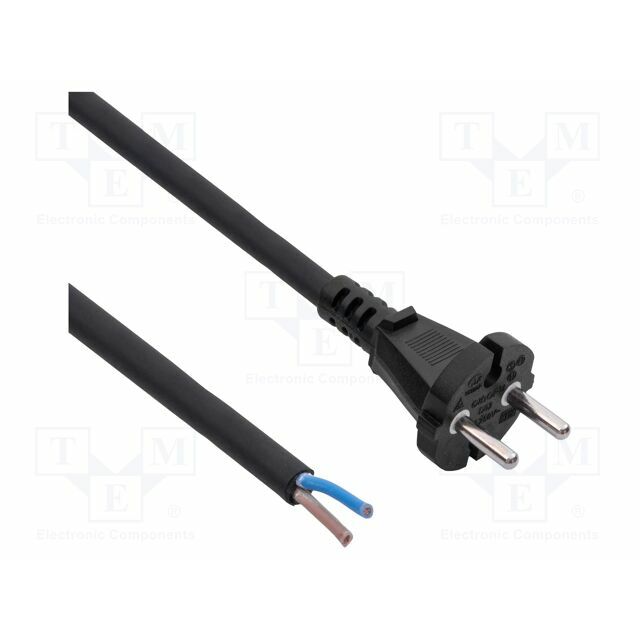 AKYGA Cable; H05RR-F; 2x1.5mm2; CEE