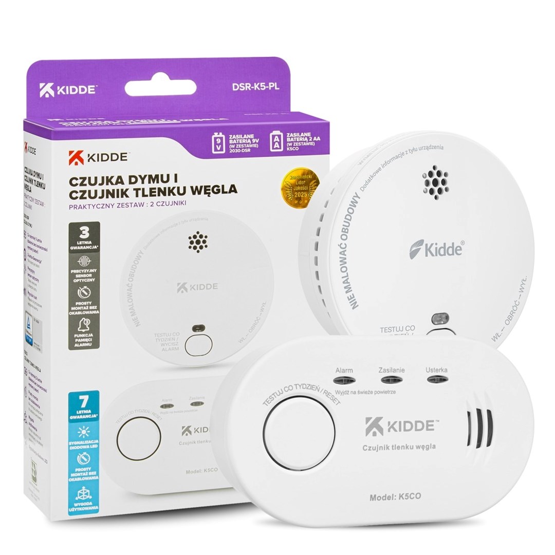 Carbon monoxide detector K5CO + smoke
