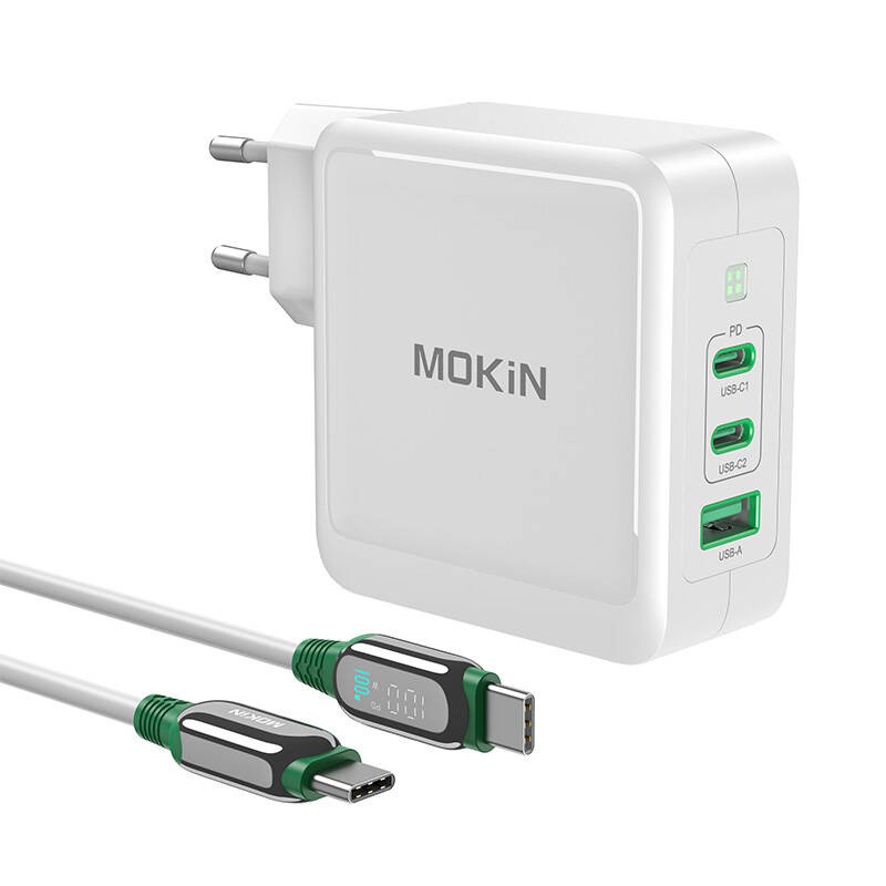 Charger MOKiN PD140W 2C1A GaN 2xUSB-C