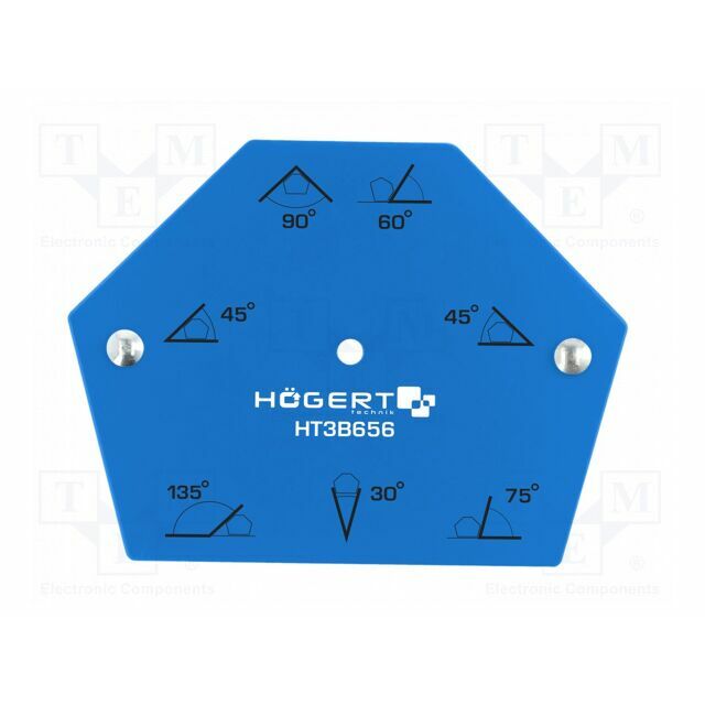 HÖGERT TECHNIK Try square; welding; magnetic