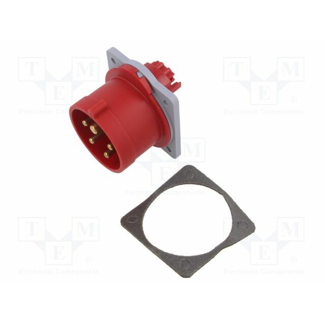 AMPHENOL Connector: AC supply 3-phase; socket
