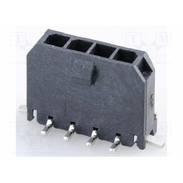 MOLEX Connector: wire-board; male; PIN: 4