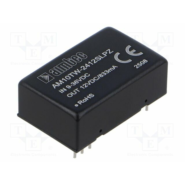 AIMTEC Converter: DC/DC; 10W; Uin: 9÷36VDC