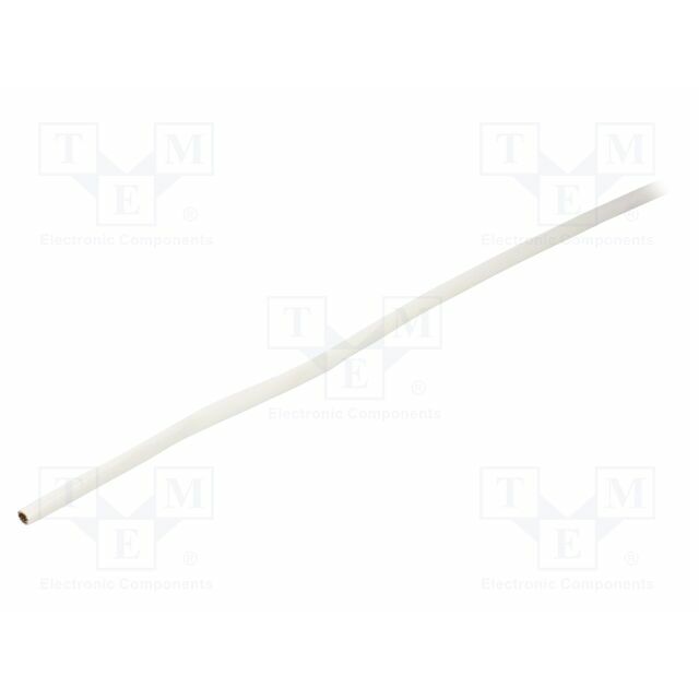 FAVIER Insulating tube; white; silicone,fiberglass