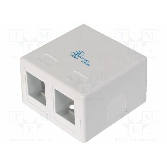 DIGITUS Case; Keystone; white; for building