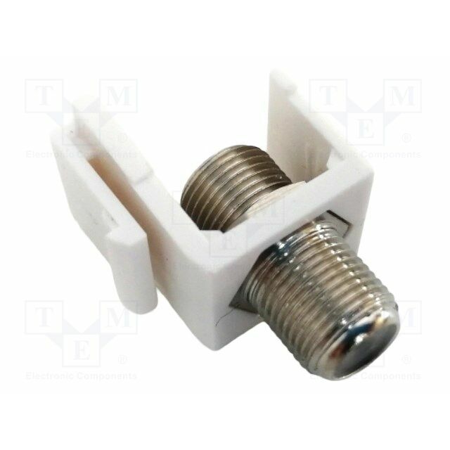 DIGITUS RF coupler; Keystone; F socket