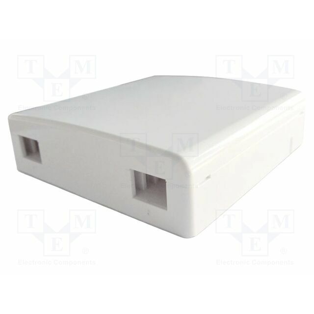 DIGITUS Wall socket; white; SC Simplex