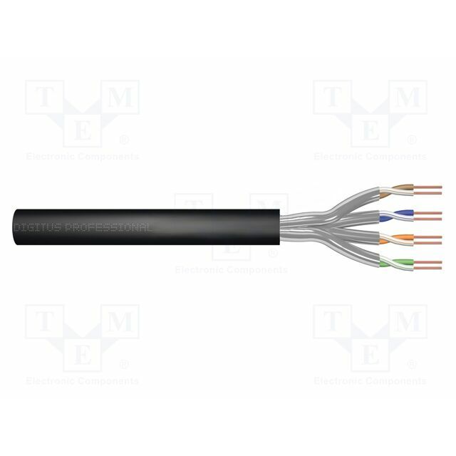 DIGITUS Wire; U/UTP; Cat 5e; 4x2x24AWG