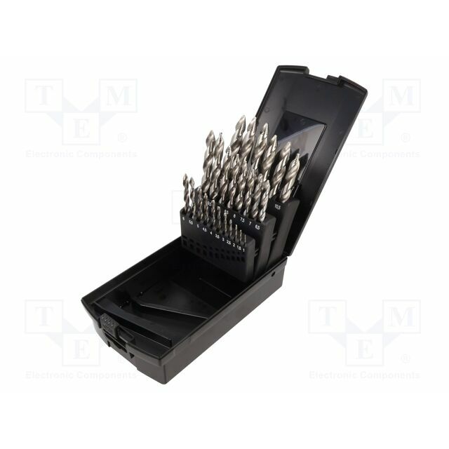 Drill bit-kit; for metal; high speed