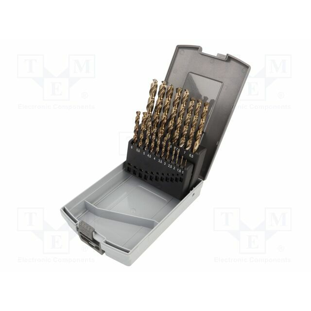 Drill bit-kit; for metal; high speed