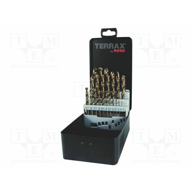 Drill bit-kit; for metal; high speed