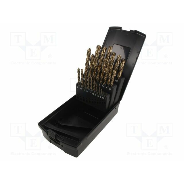 Drill bit-kit; for metal; high speed