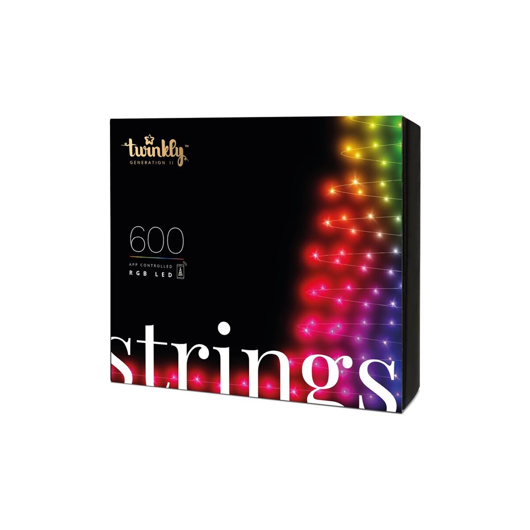 TWINKLY Strings 600 Viedās Ziemassvētku eglītes