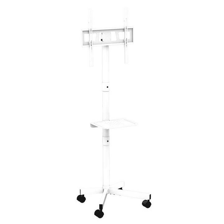Gembird TVS-55T-03-W TV grīdas statīvs ar