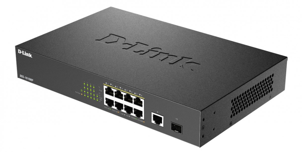 D-Link DGS-1010MP/E tīkla slēdzis Nepārvaldāms L2