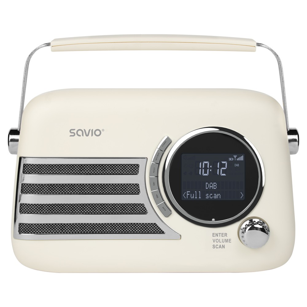 SAVIO Portable radio RS-04 DAB beige