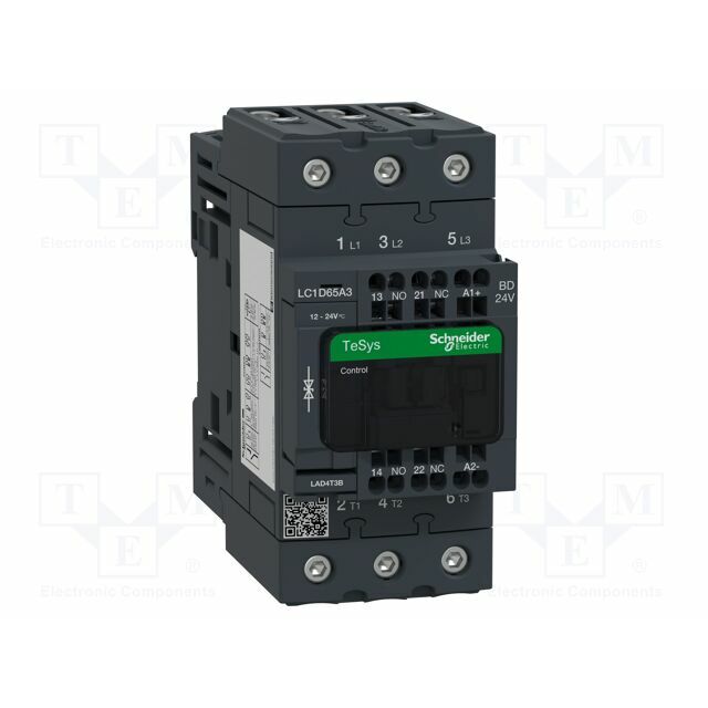 SCHNEIDER ELECTRIC Contactor: 3-pole; NO x3