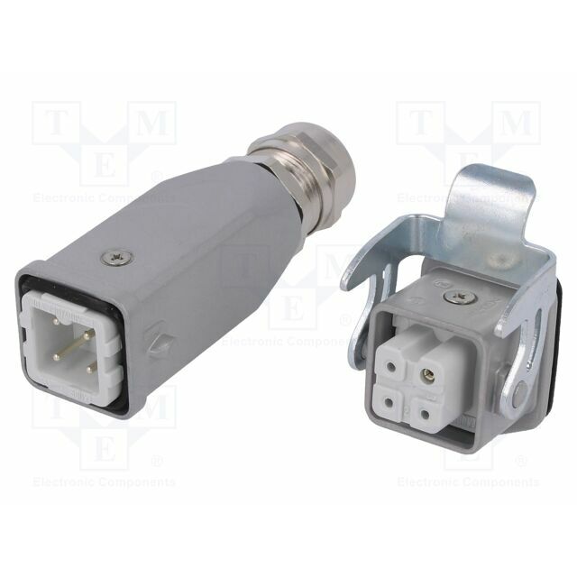 AMPHENOL Connector: HDC; male + female