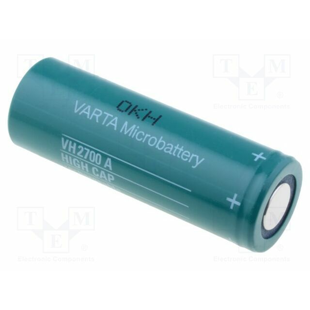 VARTA MICROBATTERY Re-battery: Ni-MH; A; 2700mAh