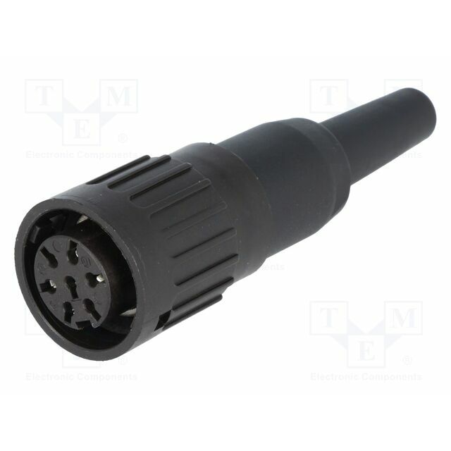 AMPHENOL Connector: DIN; plug; female; C091B
