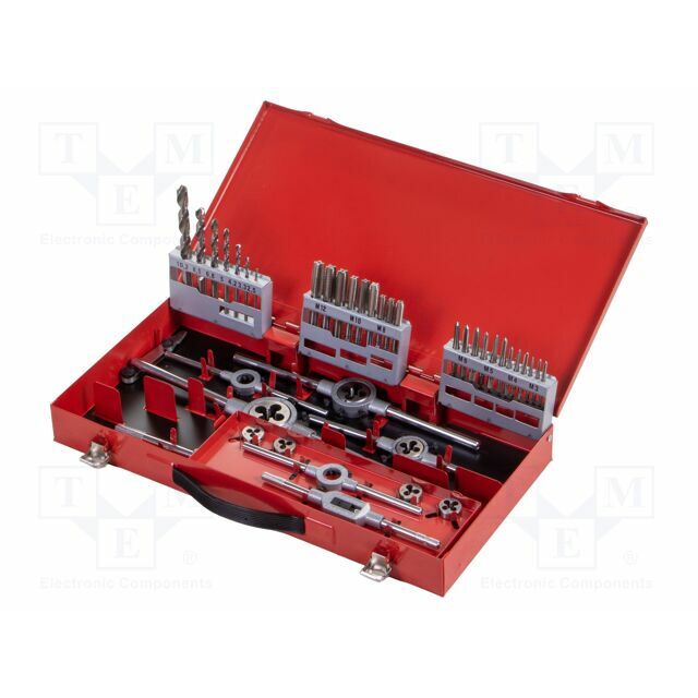Tap: metric-set; right hand thread; Holder: