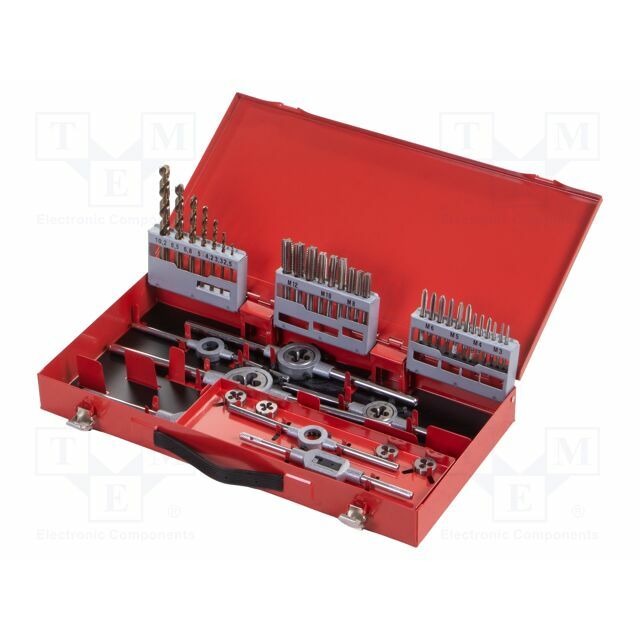 Tap: metric-set; right hand thread; Holder:
