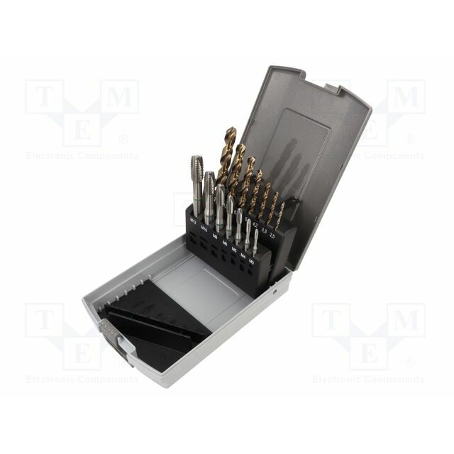 Tap: metric-set; right hand thread; Holder: