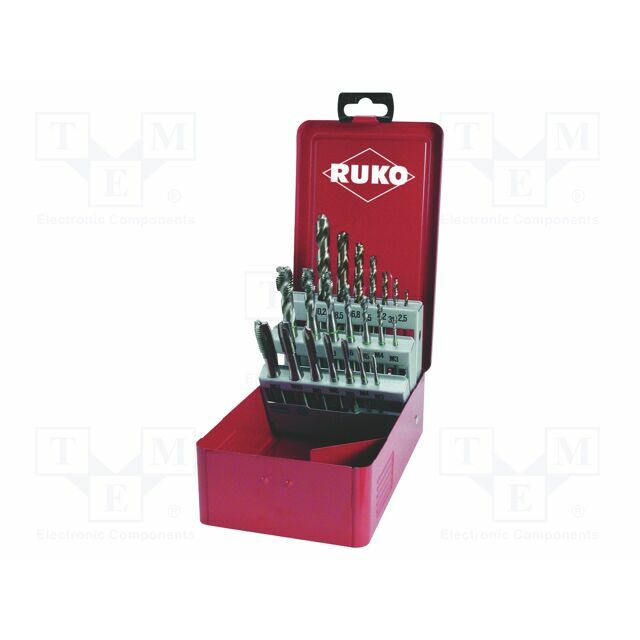 Tap: metric-set; right hand thread; Holder:
