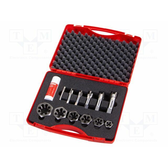 Tap: metric-set; right hand thread; Holder: