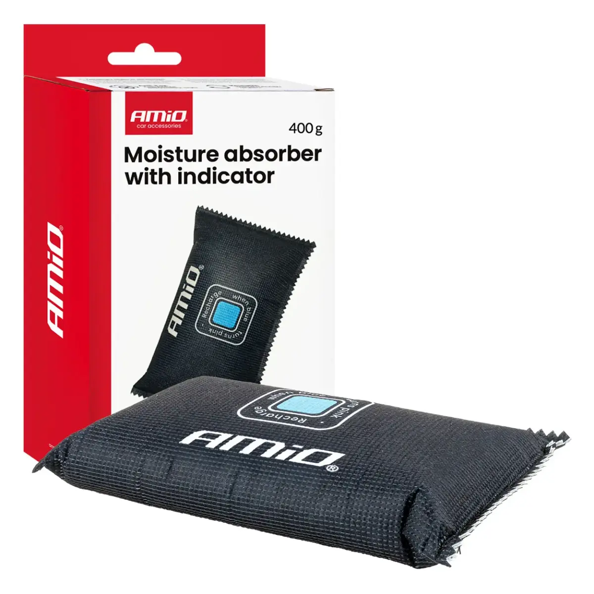 Mitruma savācējs ar indikatoru 400g AMIO-04877
