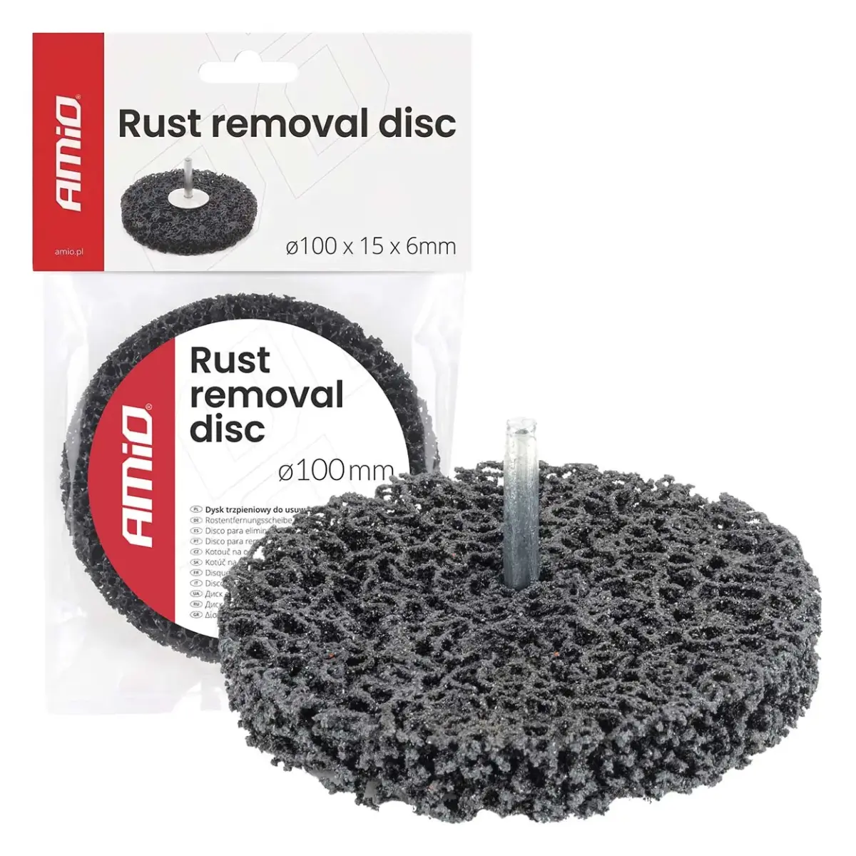 Rūsas noņemšanas disks 100x15x6mm AMIO-04927 |