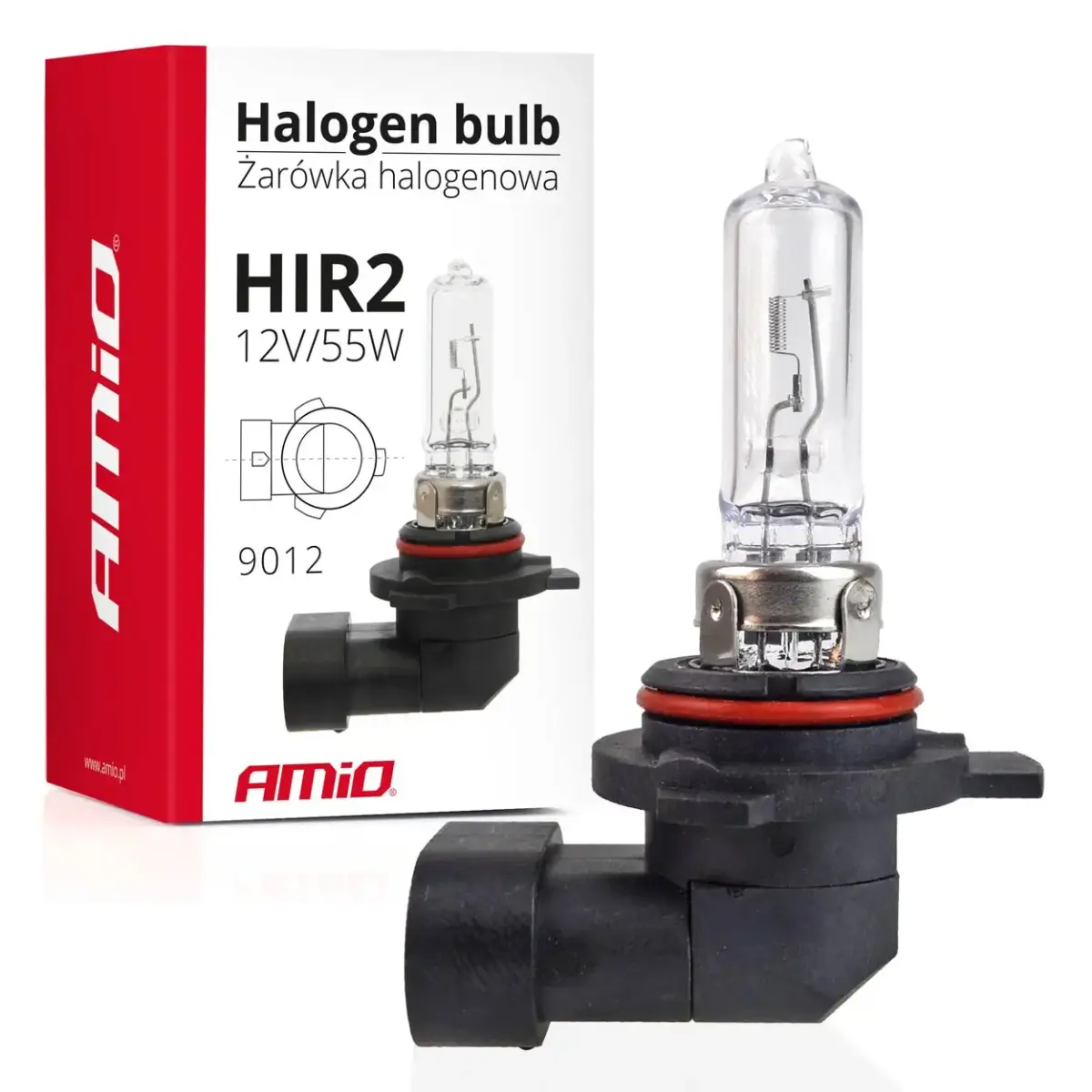 AMIO Halogēna spuldze HIR2, 55W, 12V