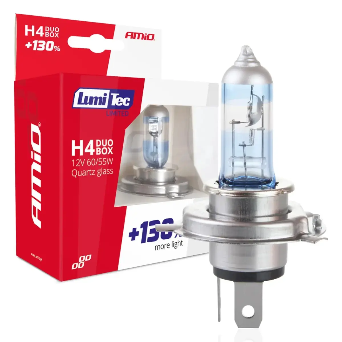 AMIO Halogen spuldze H4 12V 60/55W