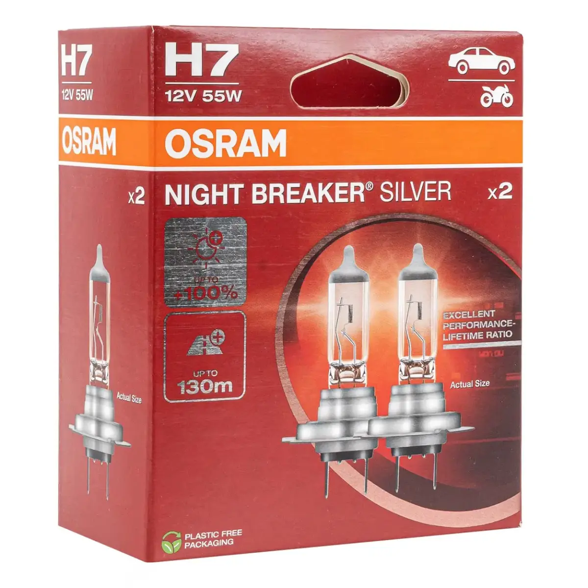 Spuldzes Osram H7 12V NIGHT BREAKER