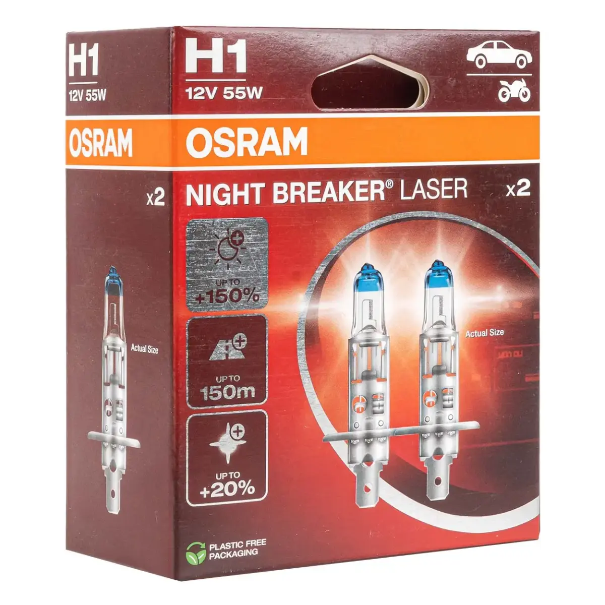 Spuldzes Osram H1 12V 55W P14