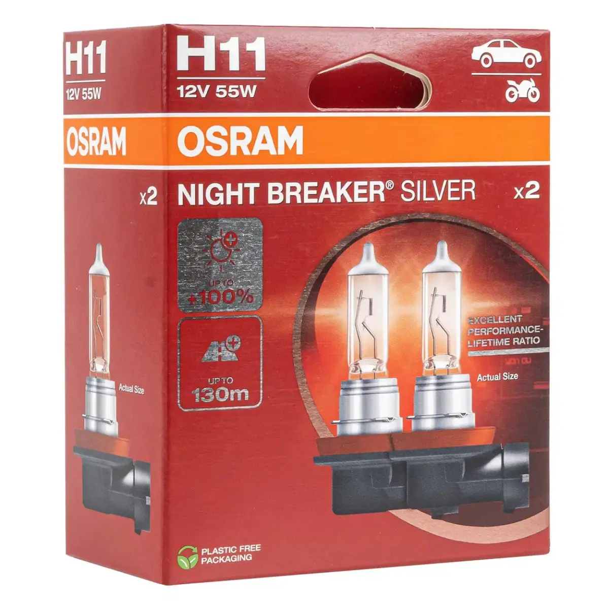 Spuldzes Osram H11 12V 55W PGJ19-2