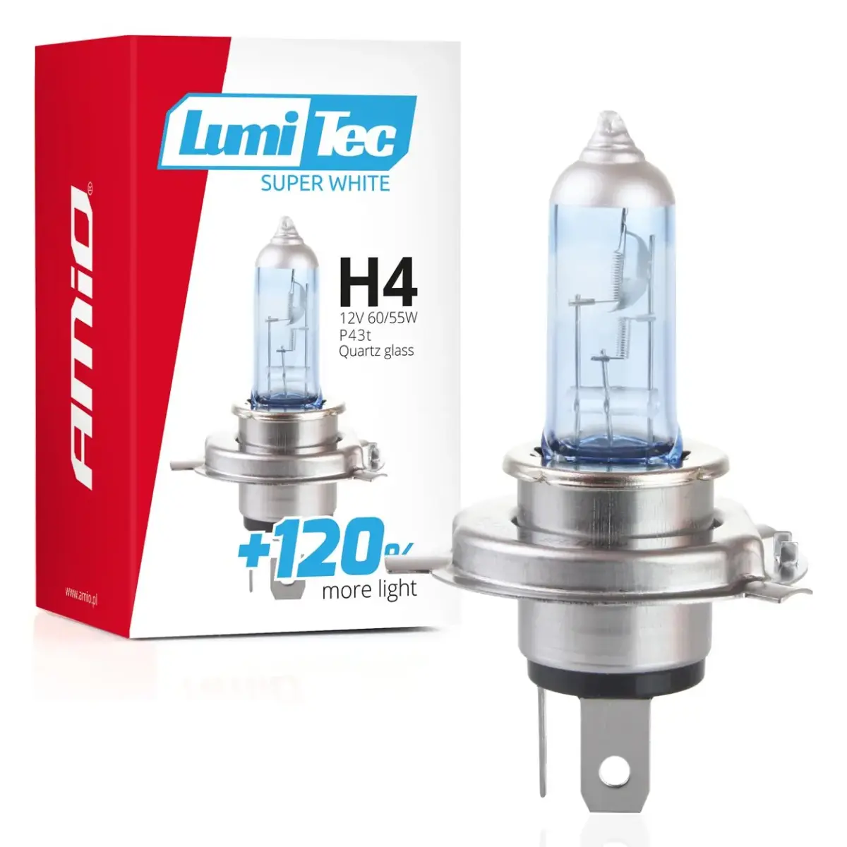 AMIO Halogen bulb H4 12V 60/55W
