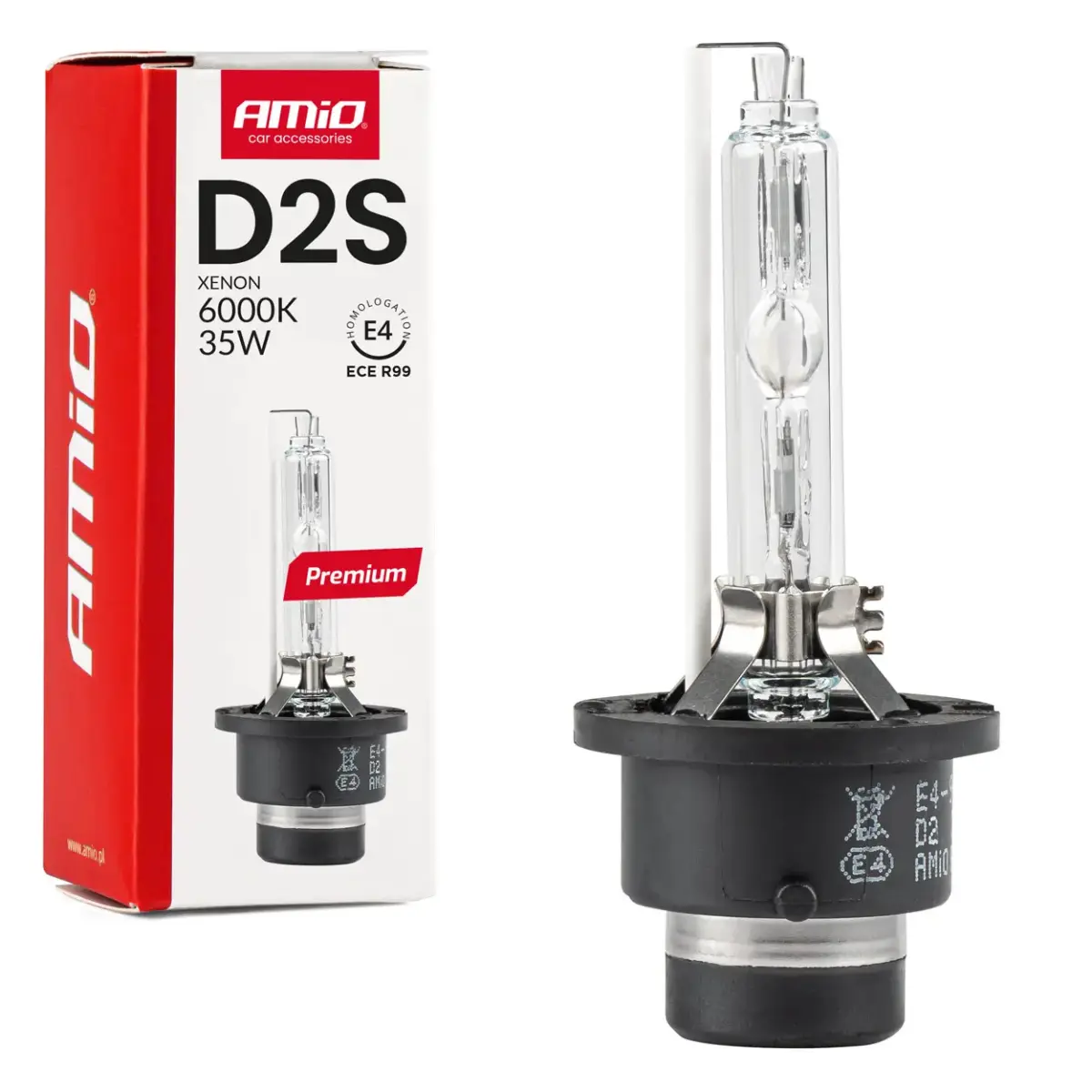 Xenon spuldze D2S 6000K AMiO PREMIUM