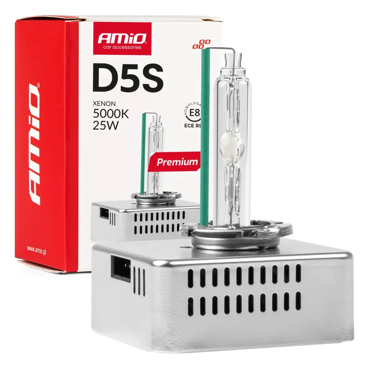 Xenon spuldze D5S 5000K AMiO PREMIUM