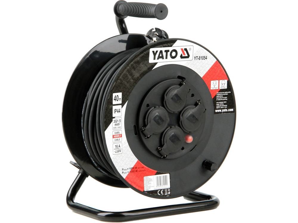 YATO EXTENSION CABLE DRUM 40m 3