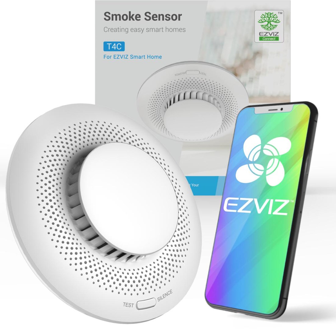 EZVIZ CS-T4C smart smoke detector Wireless