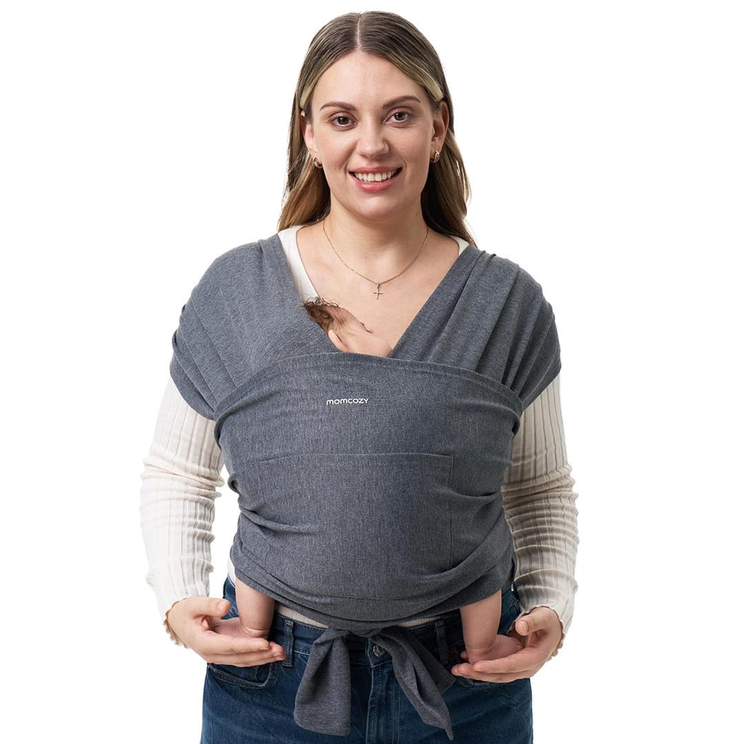 Momcozy Baby Wrap Carrier Ciemno-szary |