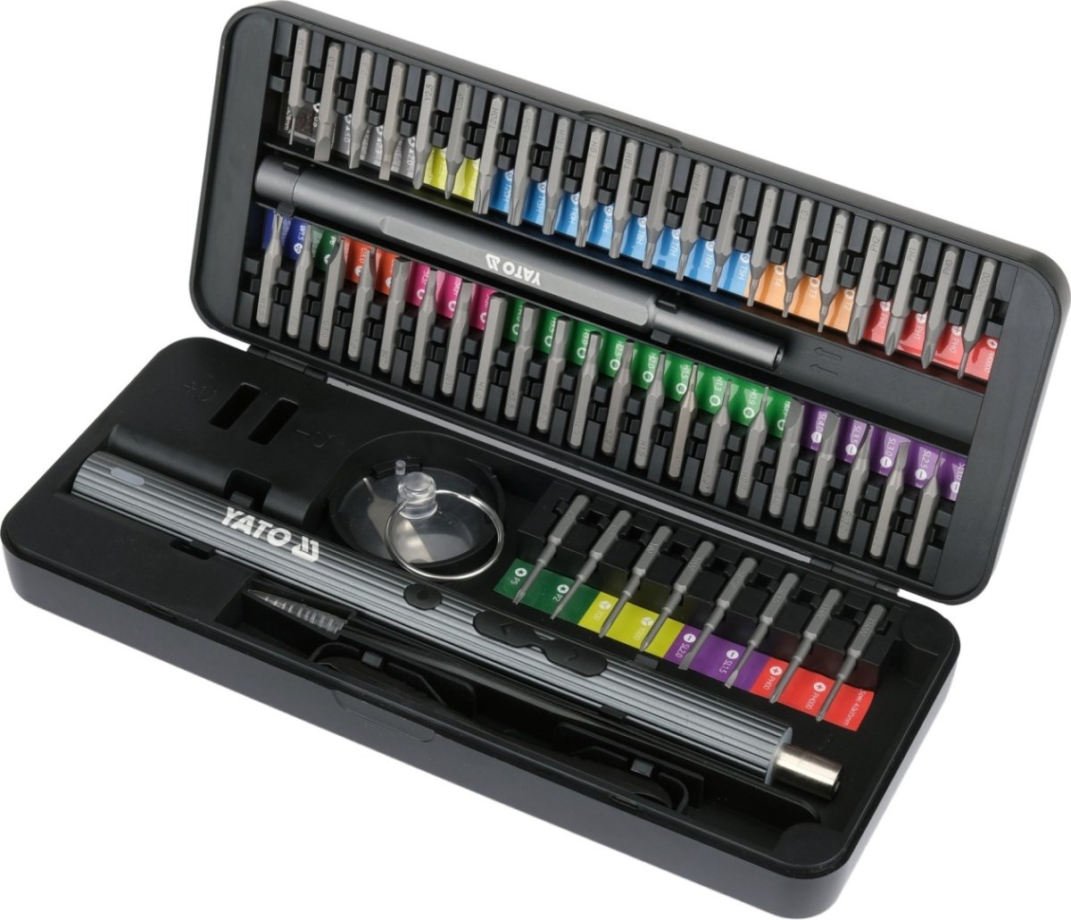 YATO Cordless Screwdriver Set with Bits