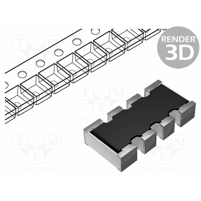 PANASONIC Resistor network: Y; 33Ω; ±5%