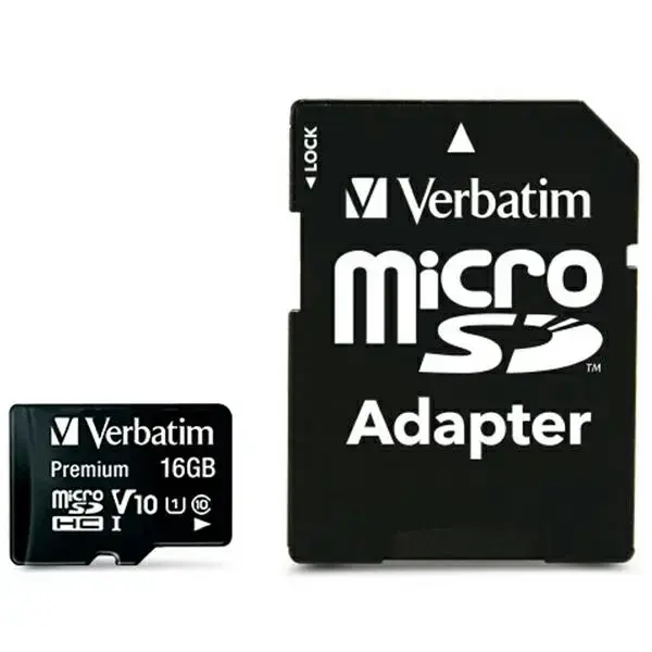 Verbatim SD MicroSD Card  16GB Verbatim