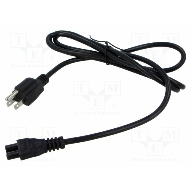 Cable; SVT; 3x18AWG; IEC C5 female