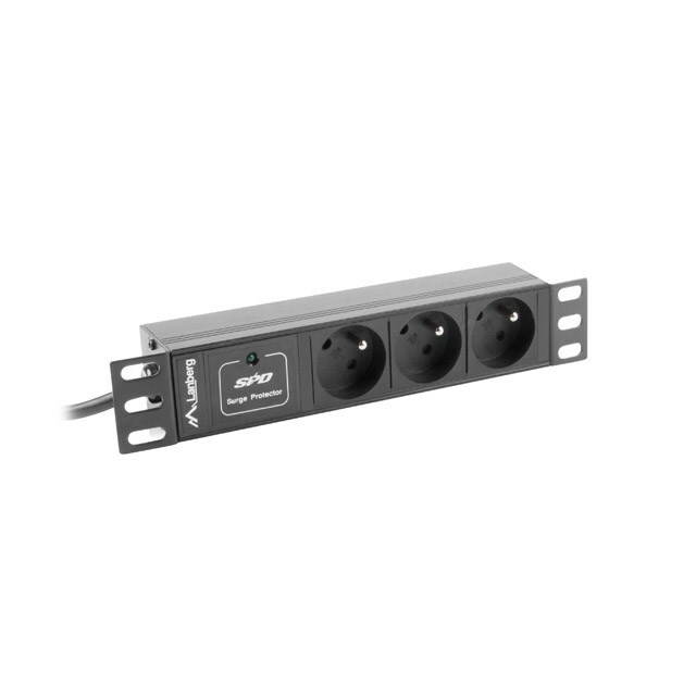 LANBERG POWER STRIP RACK 10" (1U