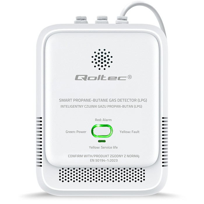 Qoltec Certified Propane-Butane Gas Leak Sensor